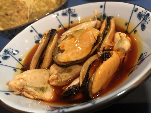 “Mejillones en escabeche caseros"